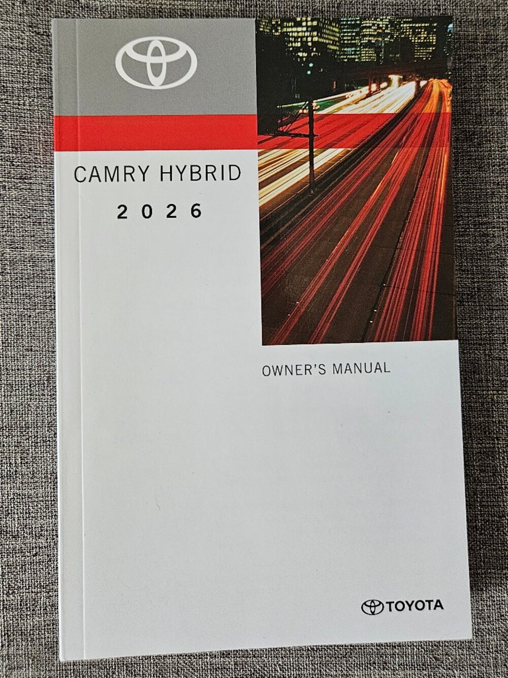 2026 TOYOTA CAMRY HYBRID Owner's Manual